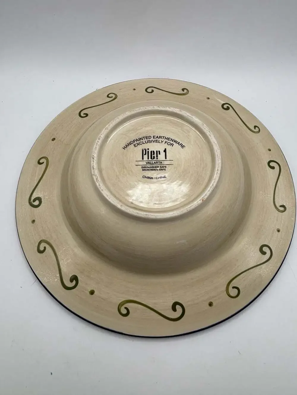 Pier 1 Vallarta Handpainted Earthenware Salad Plates Set Of 7